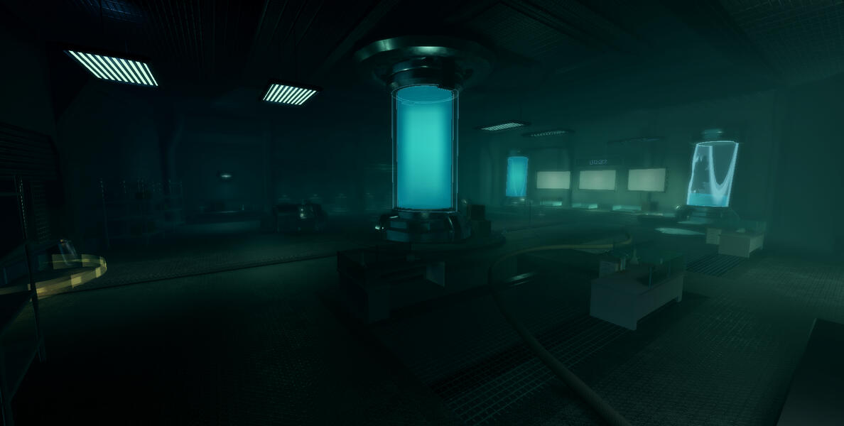 Futuristic lobby